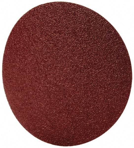 Made in USA - 8" Diam, 40 Grit Aluminum Oxide Adhesive PSA Disc - Coarse Grade, X Weighted Cloth Backing, For Low Speed Dual-Action Sanders, Random Orbital Sanders - USA Tool & Supply