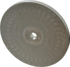 Accu-Finish - 6" Diam, 1/2" Hole Size, 1/2" Overall Thickness, 180 Grit, Tool & Cutter Grinding Wheel - Very Fine Grade, Diamond - USA Tool & Supply