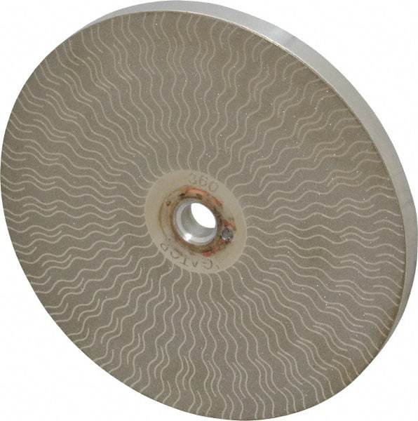 Accu-Finish - 6" Diam, 1/2" Hole Size, 1/2" Overall Thickness, 360 Grit, Tool & Cutter Grinding Wheel - Extra Fine Grade, Diamond - USA Tool & Supply