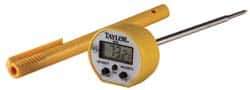 Taylor - -60 to 300°F Pocket Digital Thermometer - LCD Display, 1.5 Volts - USA Tool & Supply