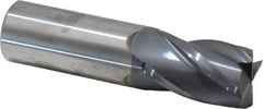 SGS - 1", 1-1/2" LOC, 1" Shank Diam, 4" OAL, 4 Flute, Solid Carbide Square End Mill - Single End, AlTiN Finish, Spiral Flute, 30° Helix, Centercutting, Right Hand Cut, Right Hand Flute, Series 1 - USA Tool & Supply