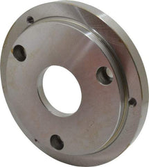 Buck Chuck Company - Adapter Back Plate for 8" Diam Self Centering Lathe Chucks - A1/A2-6 Mount, 2.39" Through Hole Diam, 6.283mm ID, 7.87" OD, 0.714" Flange Height, Steel - USA Tool & Supply