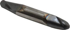 SGS - 1/2" Diam, 5/8" LOC, 2 Flute Solid Carbide Ball End Mill - AlTiN Finish, Double End, 3" OAL, 1/2" Shank Diam, Spiral Flute - USA Tool & Supply