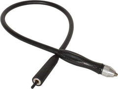 Dico - 40" Long x 3/8-24 Thread Size Flexible Motor Shaft - Compatible with 1/4" Shaft Diam, Converts Drill & Bench Motors to Flex Shaft - USA Tool & Supply