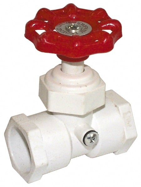 Legend Valve - 3/4" Pipe, 100 psi WOG Rating, PVC Stop & Waste Valve - USA Tool & Supply