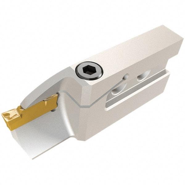 Iscar - 4mm Groove Width, 25mm Max Depth of Cut, Left Hand Cut, HFAI Indexable Grooving Blade - HFPR/L Insert Style, Series Heliface - USA Tool & Supply
