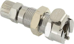 CPC Colder Products - 1/4" Outside Diam, Chrome Plated Brass Push-to-Connect Female Connector - 250 Max psi, Buna Nitrile O-Ring - USA Tool & Supply