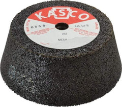 Made in USA - 6" Diam, 2" Overall Thickness, 62 Grit, Type 11 Tool & Cutter Grinding Wheel - Medium Grade, Aluminum Oxide, Q Hardness, 6,050 RPM - USA Tool & Supply