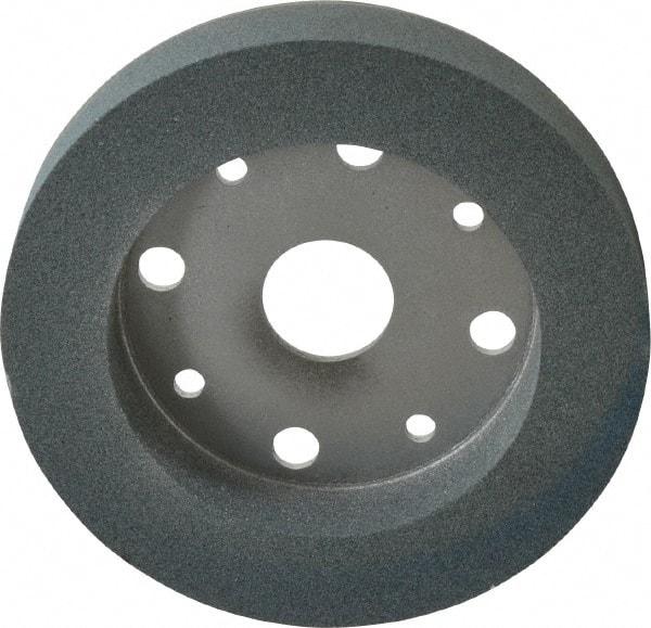 Norton - 6" Diam, 4" Hole Size, 1" Overall Thickness, 100 Grit, Type 2 Tool & Cutter Grinding Wheel - Fine Grade, Silicon Carbide, I Hardness, Vitrified Bond, 3,600 RPM - USA Tool & Supply