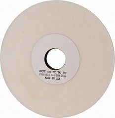 Grier Abrasives - 7" Diam x 1-1/4" Hole x 1/2" Thick, H Hardness, 46 Grit Surface Grinding Wheel - Aluminum Oxide, Type 1, Coarse Grade, 3,600 Max RPM, Vitrified Bond, No Recess - USA Tool & Supply