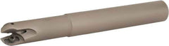Iscar - 3/4" Cut Diam, 0.61" Max Depth of Cut, 3/4" Shank Diam, 6" OAL, Indexable Ball Nose End Mill - 2-1/4" Head Length, Straight Shank, BCM Toolholder, BCR D.75 Insert - USA Tool & Supply