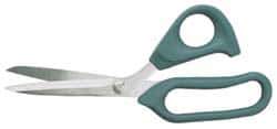 Clauss - 3-1/2" LOC, 9" OAL Stainless Steel Standard Shears - Ambidextrous, Offset Handle, For General Purpose Use - USA Tool & Supply