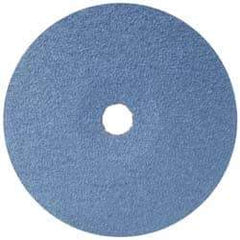 Camel Grinding Wheels - 9" Diam 7/8" Hole 60 Grit Fiber Disc - Medium Grade, Zirconia Alumina, 6,600 Max RPM - USA Tool & Supply