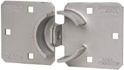 American Lock - 8-1/2" Long x 4-1/2" Wide, Door Hasp - Hardened Steel - USA Tool & Supply