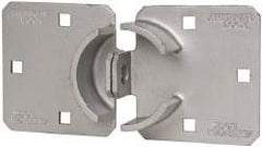 American Lock - 8-1/2" Long x 4-1/2" Wide, Door Hasp - Hardened Steel - USA Tool & Supply