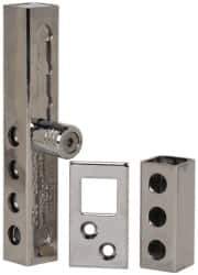 American Lock - 2-3/8" Long x 3/4" Wide, Locking Slide Bolt Hasp - Hardened Steel - USA Tool & Supply
