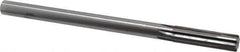 Made in USA - 0.6" Carbide-Tipped 6 Flute Chucking Reamer - Straight Flute, 9/16" Straight Shank, 2-1/4" Flute Length, 9" OAL - USA Tool & Supply