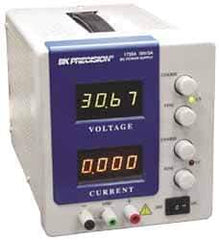 B&K Precision - 0 to 1 Amp, 0 to 30 VDC Output, Power Supply - 6.2 Inch Wide x 5-1/2 Inch Deep x 12-1/2 Inch High, Analog - USA Tool & Supply