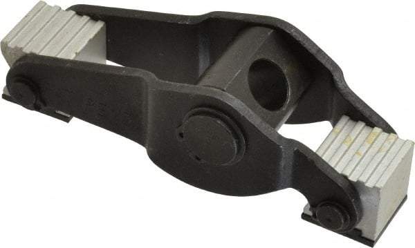 Gibraltar - 1/2" Stud, 2.13" Max Clamping Height, Steel, Adjustable & Self-Positioning Strap Clamp - 4.55" Long, 1-1/2" Wide, 1-1/2" High, 2.36" Heel to Stud Center - USA Tool & Supply