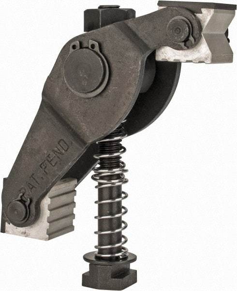 Gibraltar - 3/8" Stud, 2.13" Max Clamping Height, Steel Strap Clamp Assembly - 1-1/2" Strap Thickness, 4.55" Strap Len, 1-1/2" Strap Width - USA Tool & Supply