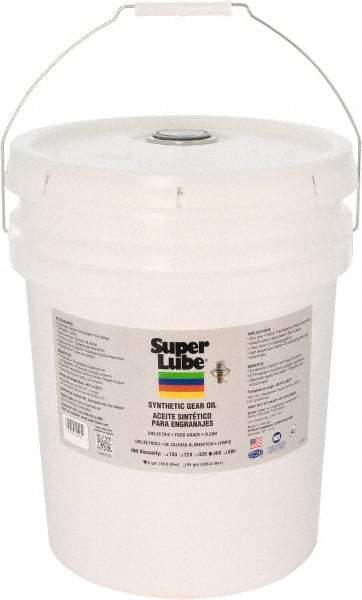 Synco Chemical - 5 Gal Pail, Synthetic Gear Oil - -45°F to 450°F, ISO 460 - USA Tool & Supply