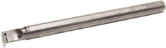 Sumitomo - 1.3" Min Bore Diam, 12" OAL, 1" Shank Diam, A-SVUB Indexable Boring Bar - VBMT 332 Insert, Screw Holding Method - USA Tool & Supply