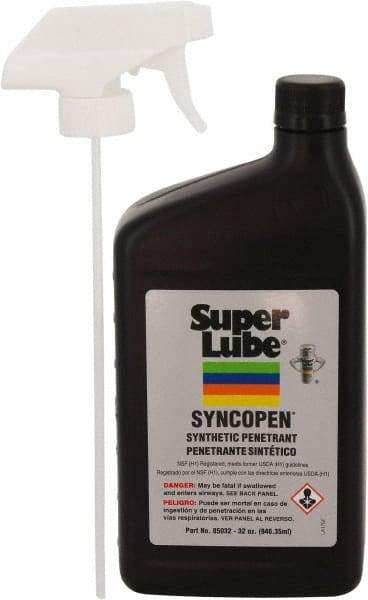 Synco Chemical - 32 oz Trigger Spray Bottle Synthetic Penetrant - USA Tool & Supply