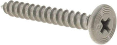 Buildex - #10 Pancake Head Phillips Sheet Metal Screw - Steel, 1-1/2" Length Under Head - USA Tool & Supply