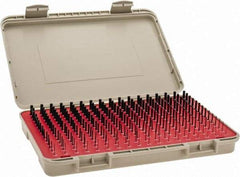Vermont Gage - 240 Piece, 0.011-0.25 Inch Diameter Plug and Pin Gage Set - Minus 0.0002 Inch Tolerance, Class ZZ - USA Tool & Supply