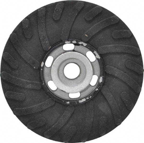 Norton - 5" Diam Locking Nut Disc Backing Pad - Medium Density, 10,000 RPM - USA Tool & Supply