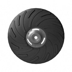 Norton - 7" Diam Locking Nut Disc Backing Pad - Medium Density, 8,600 RPM - USA Tool & Supply