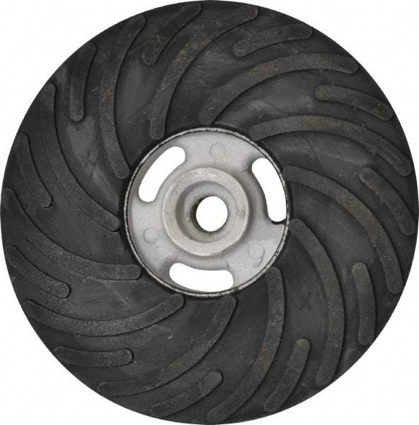 Norton - 7" Diam Locking Nut Disc Backing Pad - Hard Density, 8,600 RPM - USA Tool & Supply