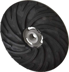 Norton - 9" Diam Locking Nut Disc Backing Pad - Medium Density, 6,600 RPM - USA Tool & Supply