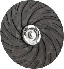 Norton - 9" Diam Locking Nut Disc Backing Pad - Hard Density, 6,600 RPM - USA Tool & Supply