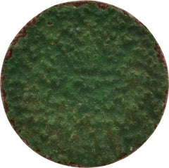 Norton - 1" Disc Diam, 36 Grit, Zirconia Alumina Quick Change Disc - Type S Attaching System, Coated, Very Coarse Grade, R821 Series - USA Tool & Supply