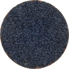 Norton - 1" Disc Diam, 50 Grit, Zirconia Alumina Quick Change Disc - Type S Attaching System, Coated, Brown, Coarse Grade, R821 Series - USA Tool & Supply