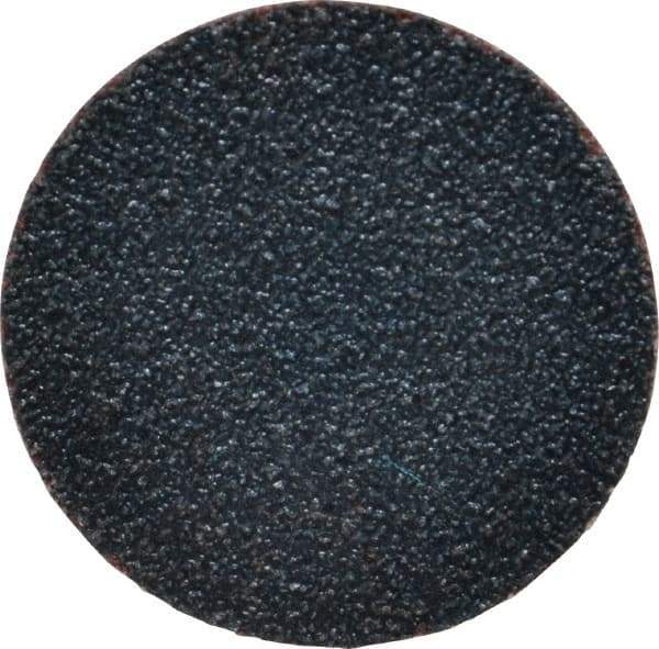Norton - 1-1/2" Disc Diam, 80 Grit, Zirconia Alumina Quick Change Disc - Type S Attaching System, Coated, Brown, Medium Grade, R821 Series - USA Tool & Supply