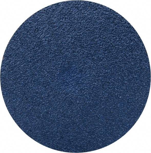 Norton - 4" Disc Diam, 50 Grit, Zirconia Alumina Quick Change Disc - Type S Attaching System, Coated, Coarse Grade, R821 Series - USA Tool & Supply