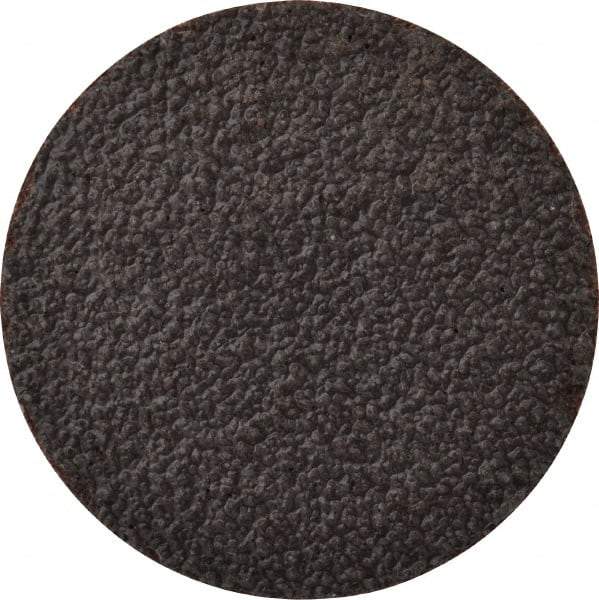 Norton - 2" Disc Diam, 36 Grit, Aluminum Oxide Quick Change Disc - Type S Attaching System, Coated, Brown, Very Coarse Grade, R228 Series - USA Tool & Supply