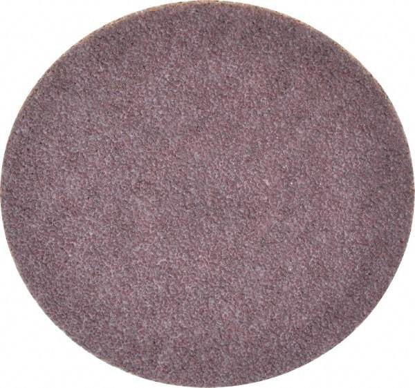 Norton - 2" Disc Diam, 60 Grit, Aluminum Oxide Quick Change Disc - Type S Attaching System, Coated, Brown, Medium Grade, R228 Series - USA Tool & Supply