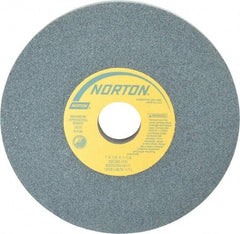 Norton - 7" Diam x 1-1/4" Hole x 1/2" Thick, I Hardness, 80 Grit Surface Grinding Wheel - Silicon Carbide, Type 1, Medium Grade, 3,600 Max RPM, Vitrified Bond, No Recess - USA Tool & Supply