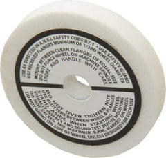 Grier Abrasives - 80 Grit Aluminum Oxide Type 1 Internal Grinding Wheel - 2-1/2" Diam x 3/8" Hole x 3/8" Thick, 12,987 Max RPM, Medium Grade, K Hardness, Vitrified Bond - USA Tool & Supply