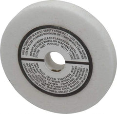 Grier Abrasives - 60 Grit Aluminum Oxide Type 1 Internal Grinding Wheel - 3" Diam x 1/2" Hole x 3/8" Thick, 10,823 Max RPM, Medium Grade, K Hardness, Vitrified Bond - USA Tool & Supply