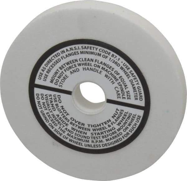Grier Abrasives - 120 Grit Aluminum Oxide Type 1 Internal Grinding Wheel - 3" Diam x 1/2" Hole x 3/8" Thick, 10,823 Max RPM, Fine Grade, Hardness, Vitrified Bond - USA Tool & Supply