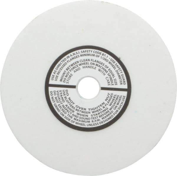 Grier Abrasives - 80 Grit Aluminum Oxide Type 1 Internal Grinding Wheel - 4" Diam x 1/2" Hole x 1/2" Thick, 8,100 Max RPM, Medium Grade, K Hardness, Vitrified Bond - USA Tool & Supply