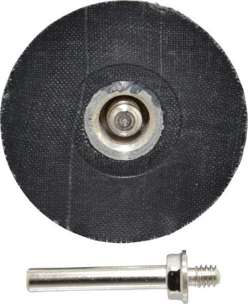 Norton - 3" Diam Quick-Change Type S Disc Backing Pad - 1/4" Shank Diam, Hard Density, 20,000 RPM, Speed-Lok TS Compatible - USA Tool & Supply