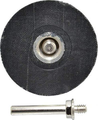 Norton - 3" Diam Quick-Change Type S Disc Backing Pad - 1/4" Shank Diam, Hard Density, 20,000 RPM, Speed-Lok TS Compatible - USA Tool & Supply