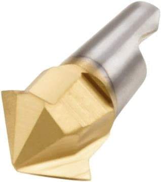 Seco - MM06 M02 Grade F15M Carbide Chamfer Milling Tip Insert - 2 Flutes, 0.315" Cutting Diam, 0.024" Depth of Cut, 0.335" Extension, 0.236" Cnr Rad - USA Tool & Supply