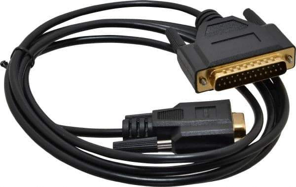 Tripp-Lite - 6' Long, DB9/DB25 Computer Cable - Black, Female x Male - USA Tool & Supply