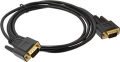 Tripp-Lite - 6' Long, HD15/HD15 Computer Cable - Black, Male x Male - USA Tool & Supply